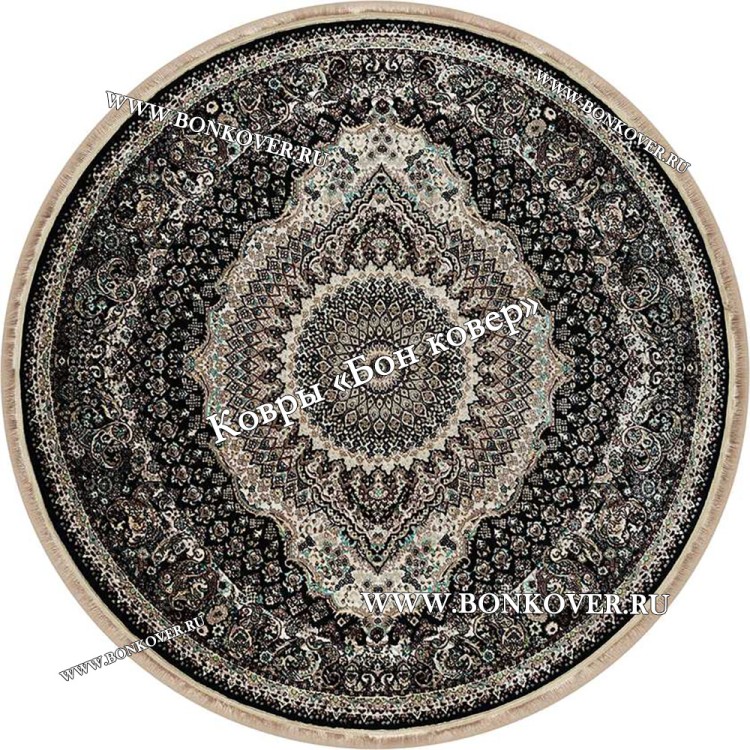 Круглый Ковер с Восточным Узором Медальон Арт 30341