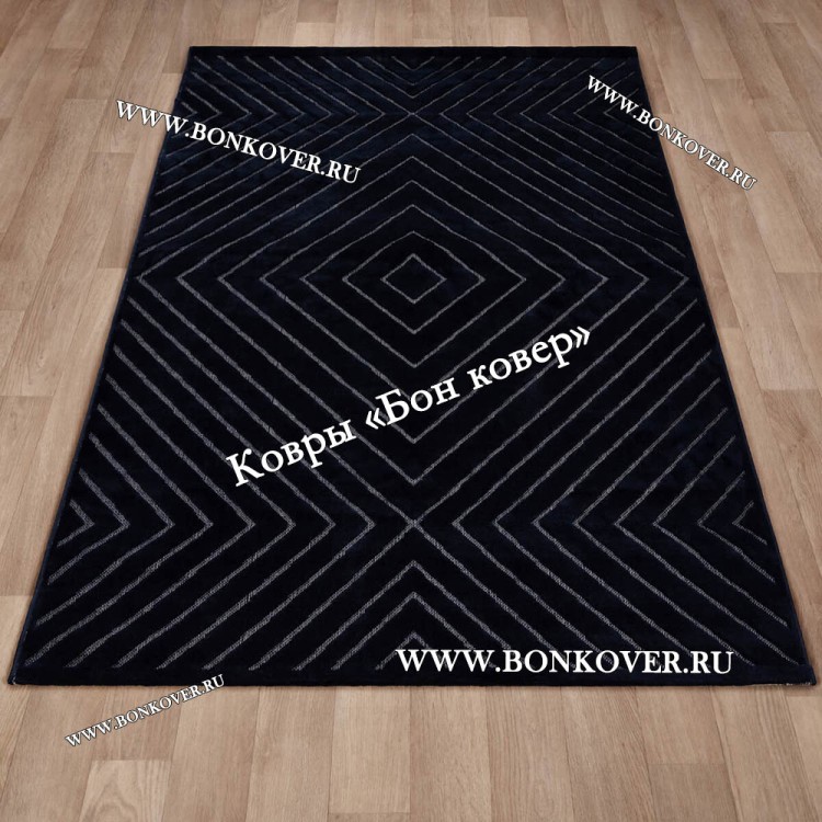 Современный Турецкий Ковер Дизайн 75 темно-синий