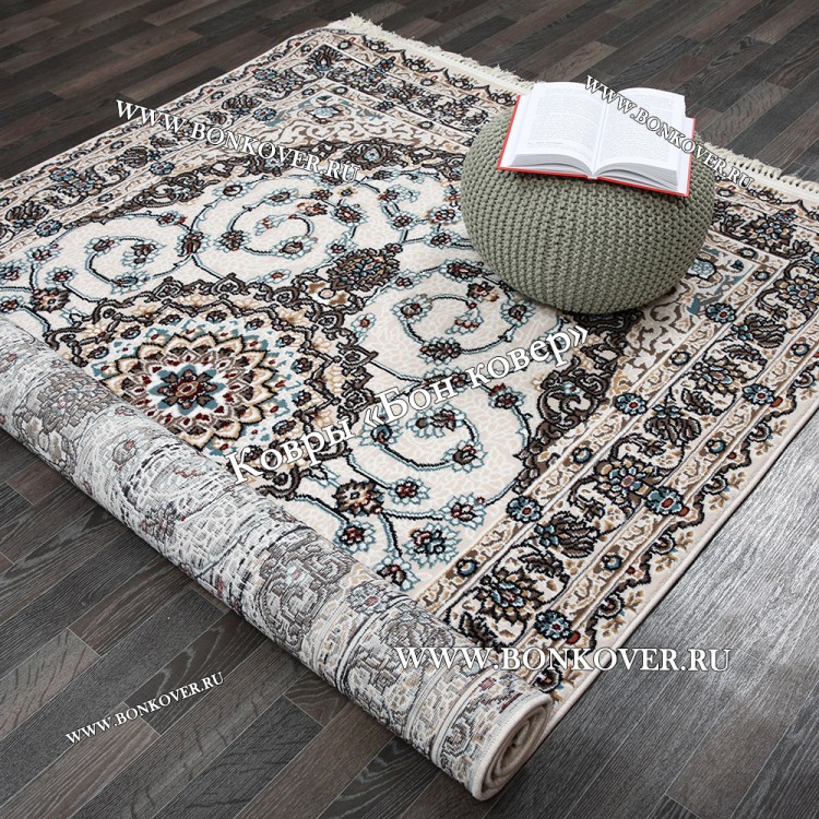 Ковер Для Гостиной Медальон Голубой Дизайн 30320
