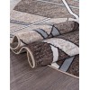 Ковер Sierra D487 BEIGE-BROWN 2 Овал