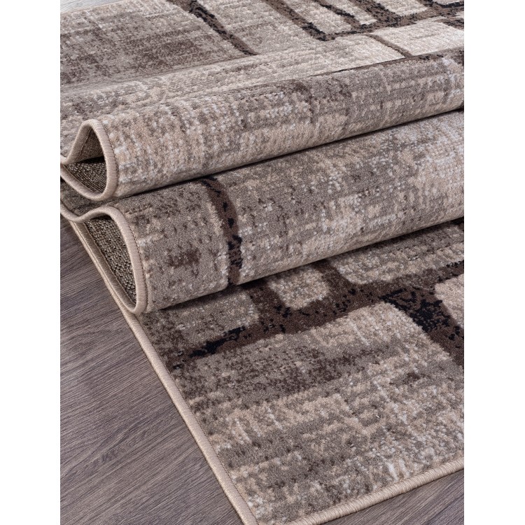 Ковер Sierra D717 BEIGE-BROWN 2