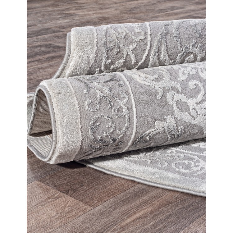 Ковер Armina 03760A GREY / GREY Овал