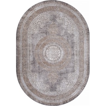 Ковер Armina 04073C GREY / BROWN Овал